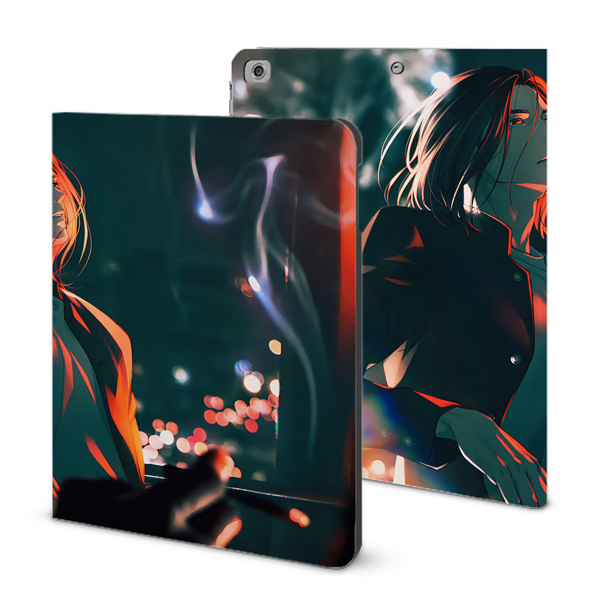 （画像用） SLAM DUNK／スラムダンク IPad ケース ブック型 PUレザー TPU 耐衝撃 軽量 薄型 ペン収納なし 全面保護 IPad 各モデル対応